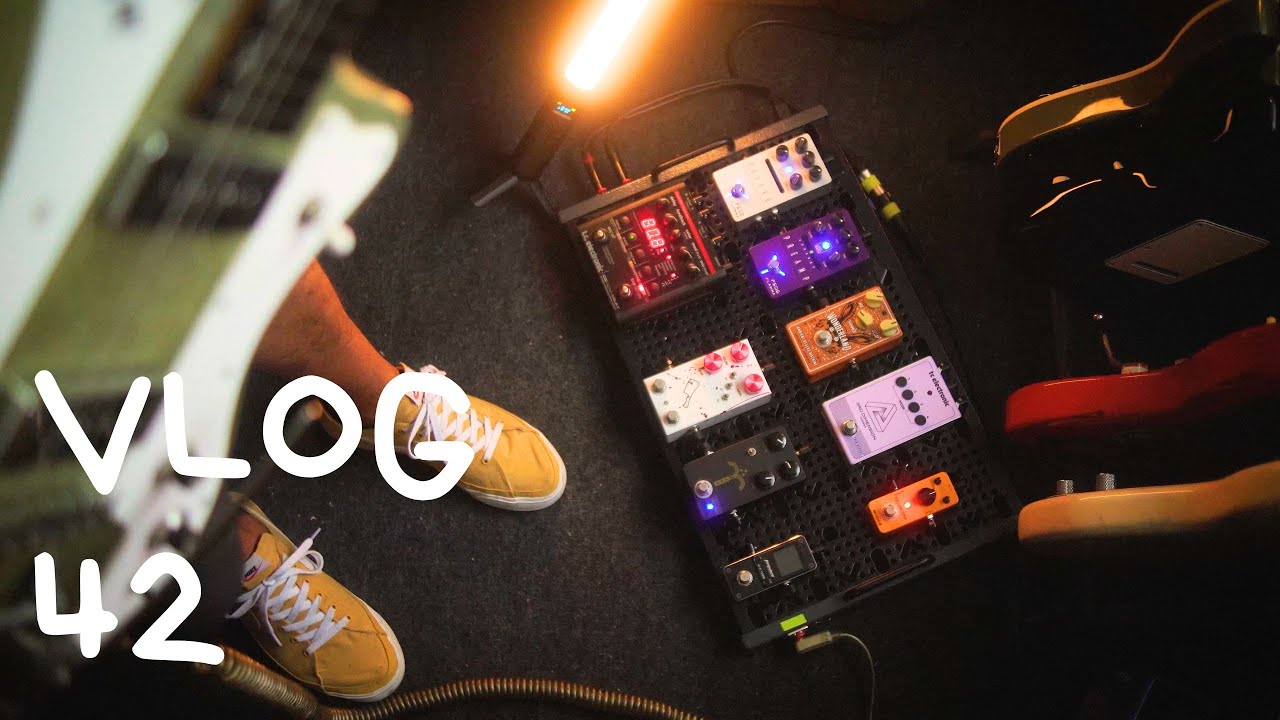 VLOG DO YOUNG #42 - Mais um Pedalboard montado, Fonte Para pedais Ghost Fire é boa?, PREAMP FLAMMA