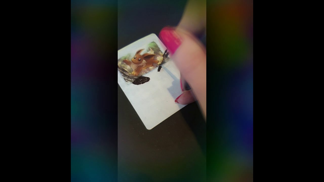 Extended Art Eevee Pokemon Card Speed Painting