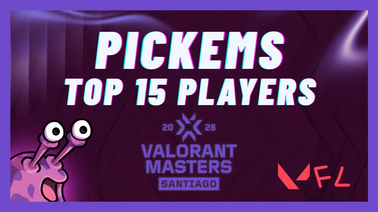 Sliggy’s MASTERS SANTIAGO Pickems & Top 15 & VFL