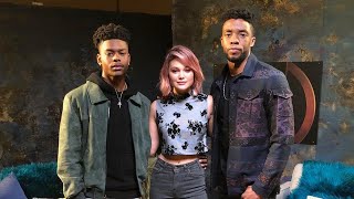 Chadwick Boseman Sits Down with Marvel’s Cloak & Dagger’s Aubrey Joseph & Olivia Holt (Part 2)