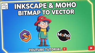 How to Trace a Bitmap in Inkscape and Import it into Moho as an SVG