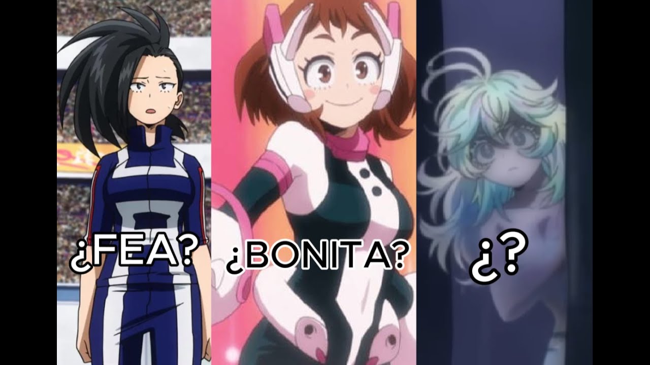 TOP DE LAS MAS BONITA DE LA CLASE 1 A (según el lore y la historia oficial de mha)