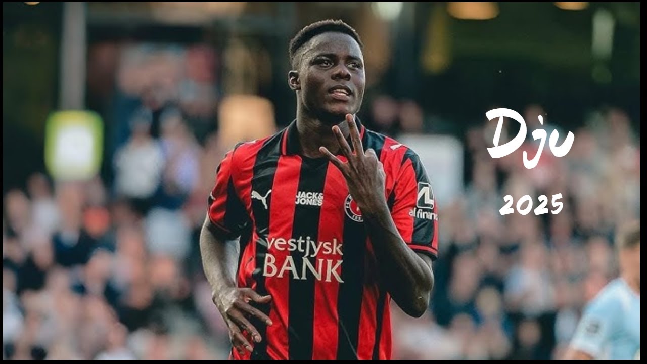 🔵⚪ Franculino Djú Highlights 🇬🇼 | ⚡ Midtjylland Bullet 💥 | ⚽ Explosive Speed & Goals 2025 🚀🔥