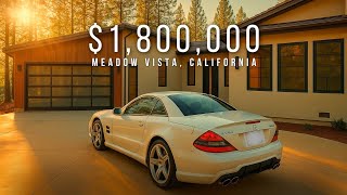 $1.8 MILLION LUXURY NEW CONSTRUCTION HOME IN MEADOW VISTA, CALIFORNIA