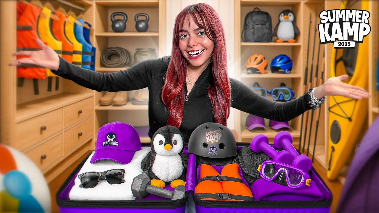 EMPACANDO PARA EL SUMMER KAMP 2025!!! ESTO LLEVE EN MI MALETA 💼👙👗!!