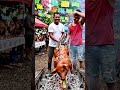 best recipeof whole pig which is called "lechon" in the Philippines🤤 #filipinocooking