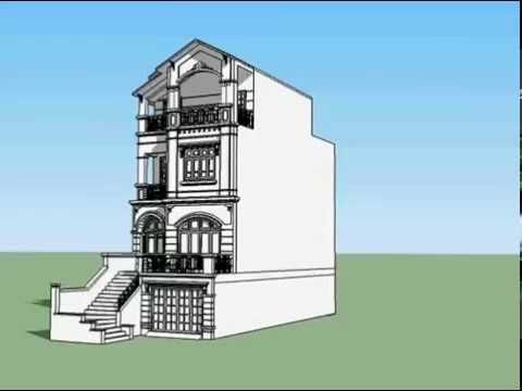 A house created with sketchup - YouTube