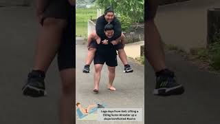 Sumo Keiko  Nobehara Leg Day With  Roga sumo