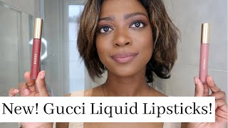 New! Gucci Liquid Lipsticks! | Rouge A Levres Liquide Mat | Review, Swatches, Demo