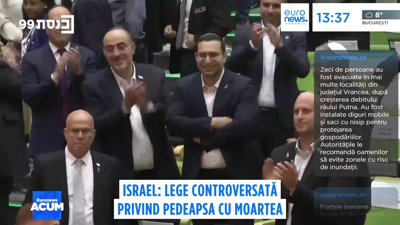 Pedepsei cu moartea pentru palestinieni: controversata lege adoptată de Israel