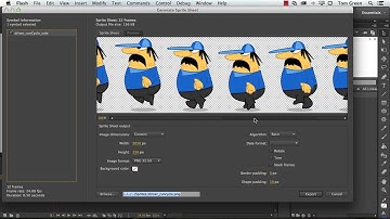 Flash To Edge Animate Part 1: Creating the Flash Sprite Sheet