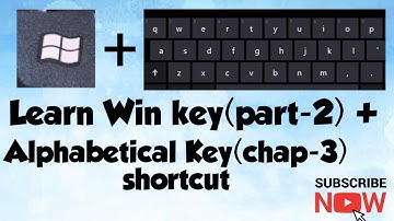 Learn Windows Master Keys(Part -2)|Alphabetical Keys(Chapter -3)|UsefulShortcutKeys|learntechdohack