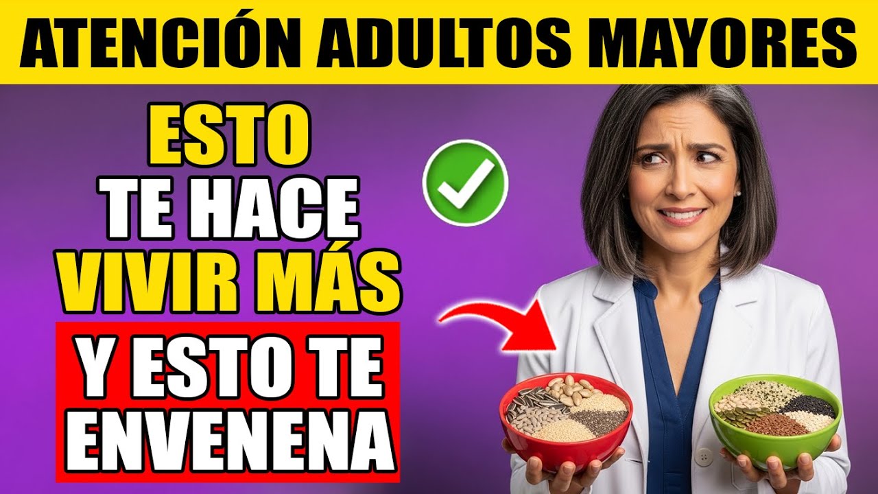 ¿Más de 60? 4 semillas peligrosas que NUNCA debes tocar y 4 que DEBES comer a diario