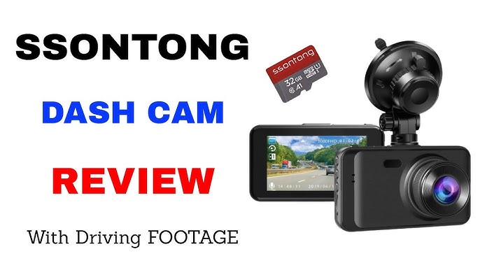 SSONTONG A9 FRONT AND REAR DASH CAM MENU REVIEW - STEP BY STEP