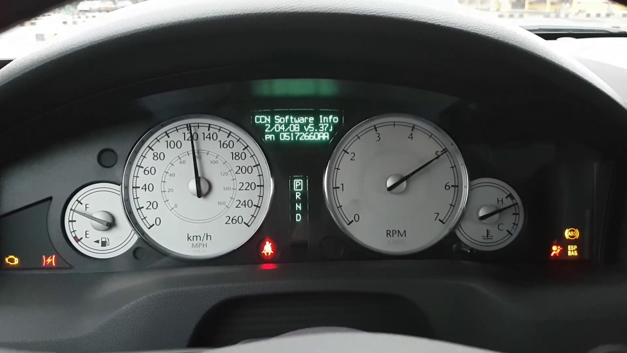 Тест щитка приборов Крайслер 300С - YouTube