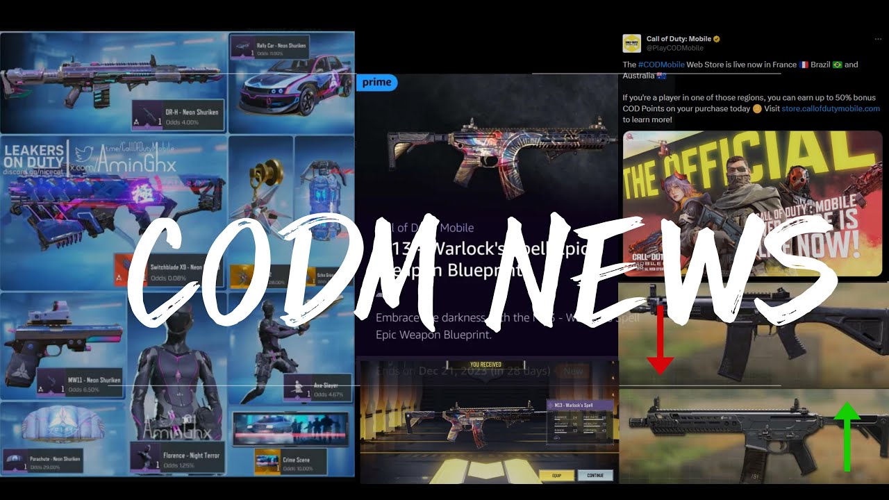 CODM News | Morden Warfare 3 Giveaway | New CP Stores | Nerf And Buff ...