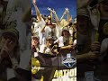 RAISE IT HIGH, TROJANS! 🏆💪 🎥 IG/uscwaterpolo #NCAAWPolo #nationalchampionship #waterpolo #champions