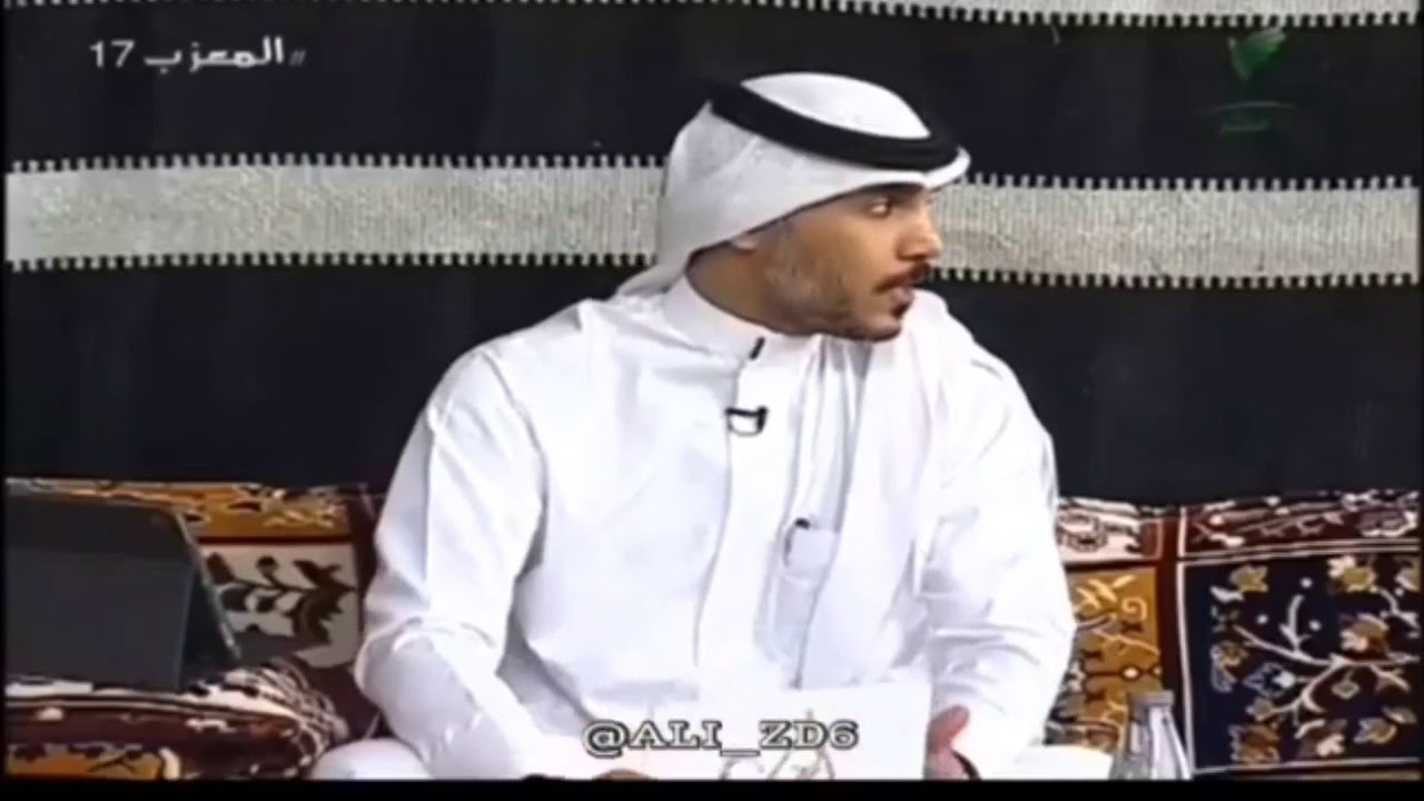 محمد ناصر الحربي تورط مع زوجته على الهواء