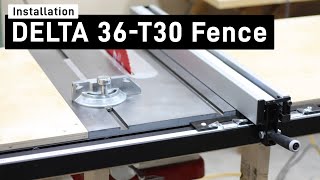 Installing a Delta 36T30 fence system | Huge upgrade