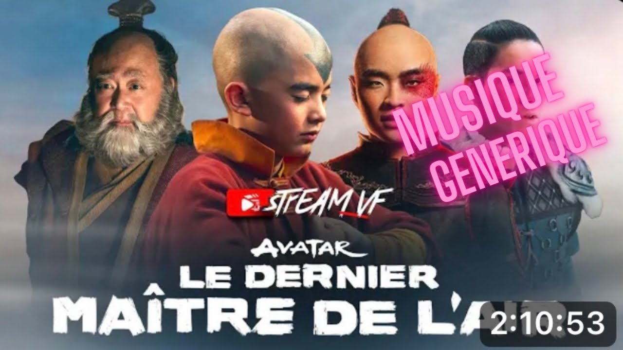 Stream VF : musique du générique, spéciale Avatar le dernier maître de