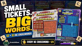 Can BC’s Cheapest Crossword Tickets Deliver? | $2 + $3 Scratchers #canadalottery #roadto500subs