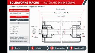 SolidWorks Macro Tutorial: Change Dimensions with One Click