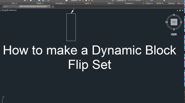 AutoCAD How to make a Dynamic Block Flip Set