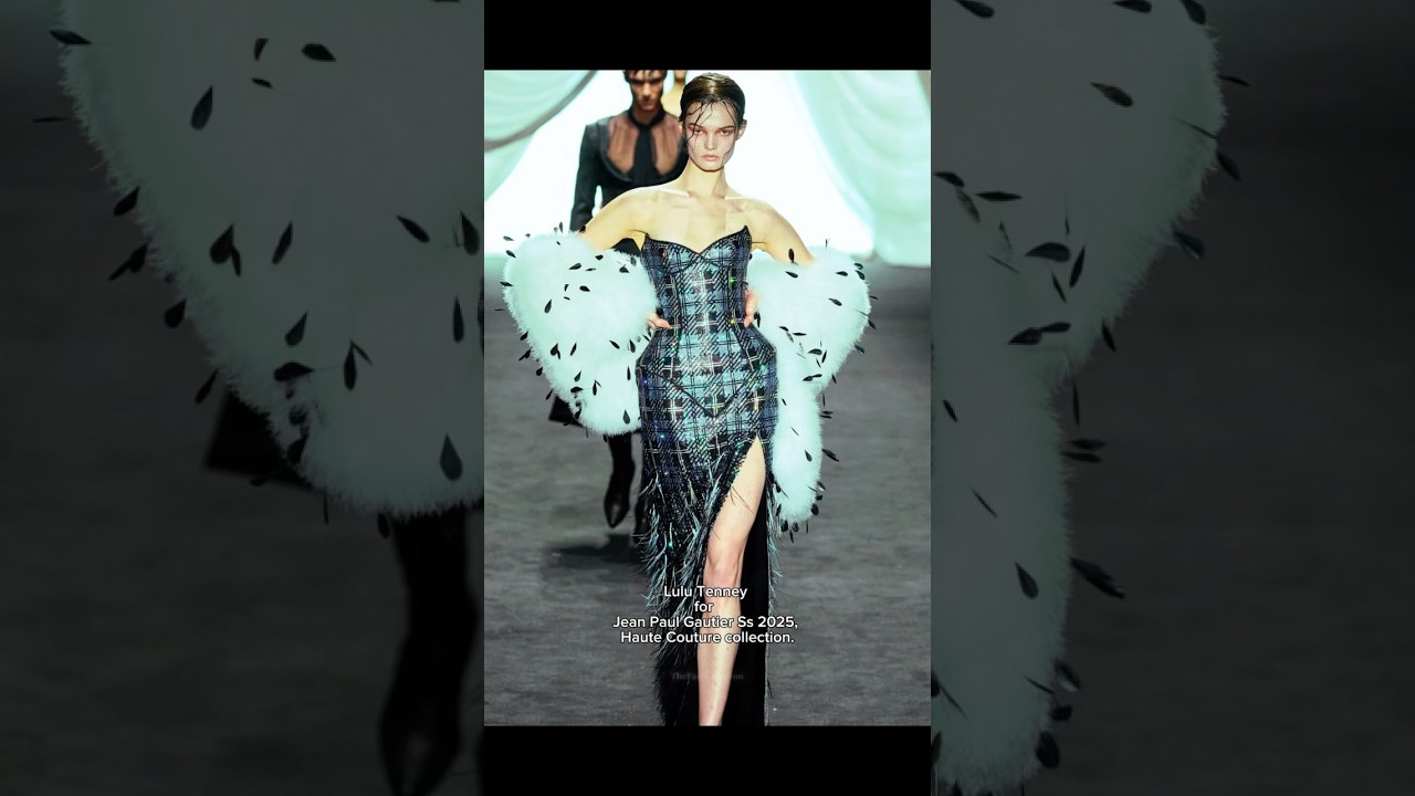 Lulu Tenney for  Jean Paul Gautier |Ss 2025, Haute Couture collection by Ludovic de Saint Sernin.