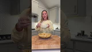 Crispy Chicken Caesar Pasta Salad 