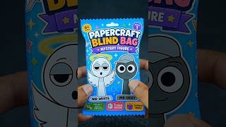 Mr White x Mr Gray My Sprunki OC Unboxing DIY Papercraft Candy Blindbag #papercraft