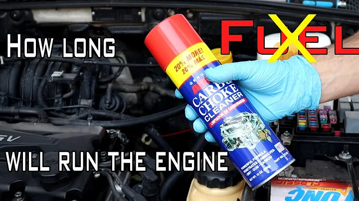Can We Run the Engine with carb cleaner??/HOW TO clean injection Directly without disassembling