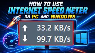 How to Add Internet Speed Meter on Windows (PC) screenshot 5