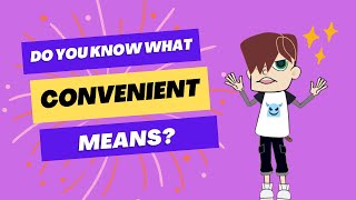 Do you know what CONVENIENT means --- Learn English with Kevin 😁😉 #learnenglish #funenglish