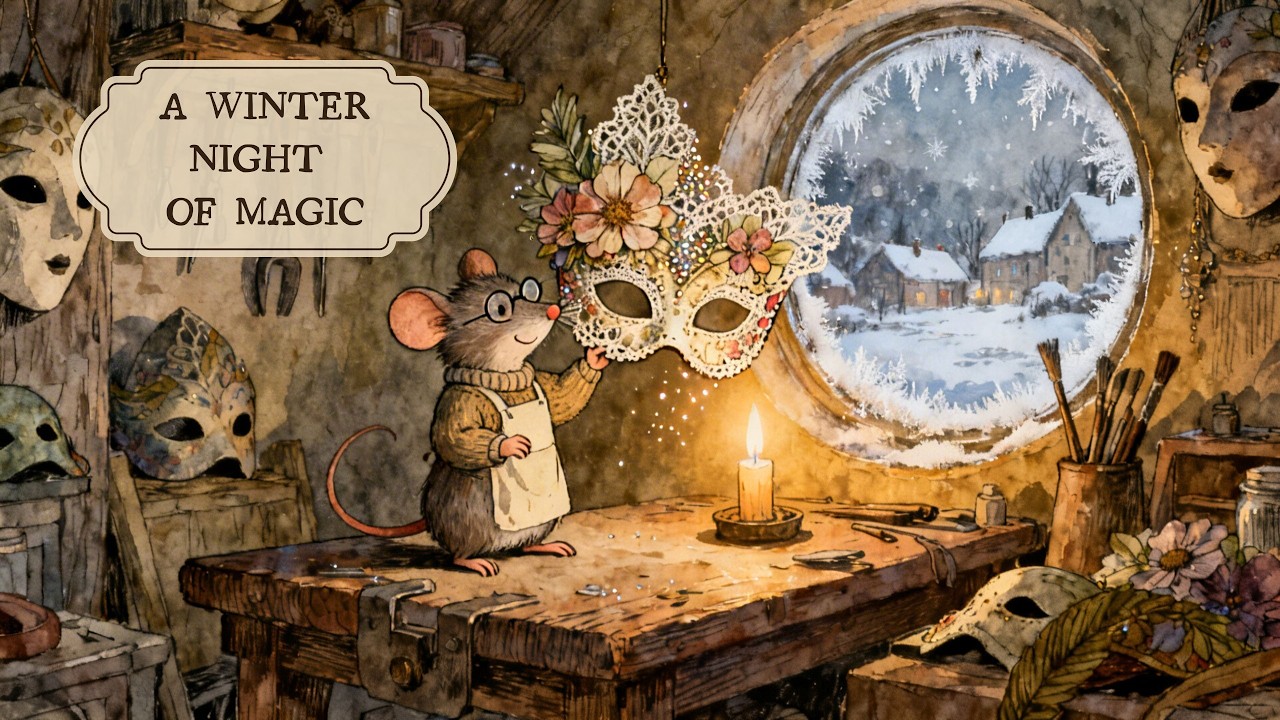 A Quiet Winter Masquerade ❄️🎭 | Gentle Storybook Music from The Quiet Village