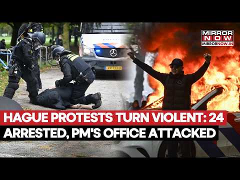 Netherlands Violence: 24 Arrested In The Hague As Far-Right Protesters Clash With Police | WATCH