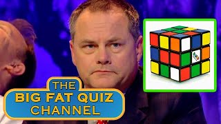 Jack Dee's Friends Got In The Way Of His Rubik's Cube Completion | Big Fat Quiz