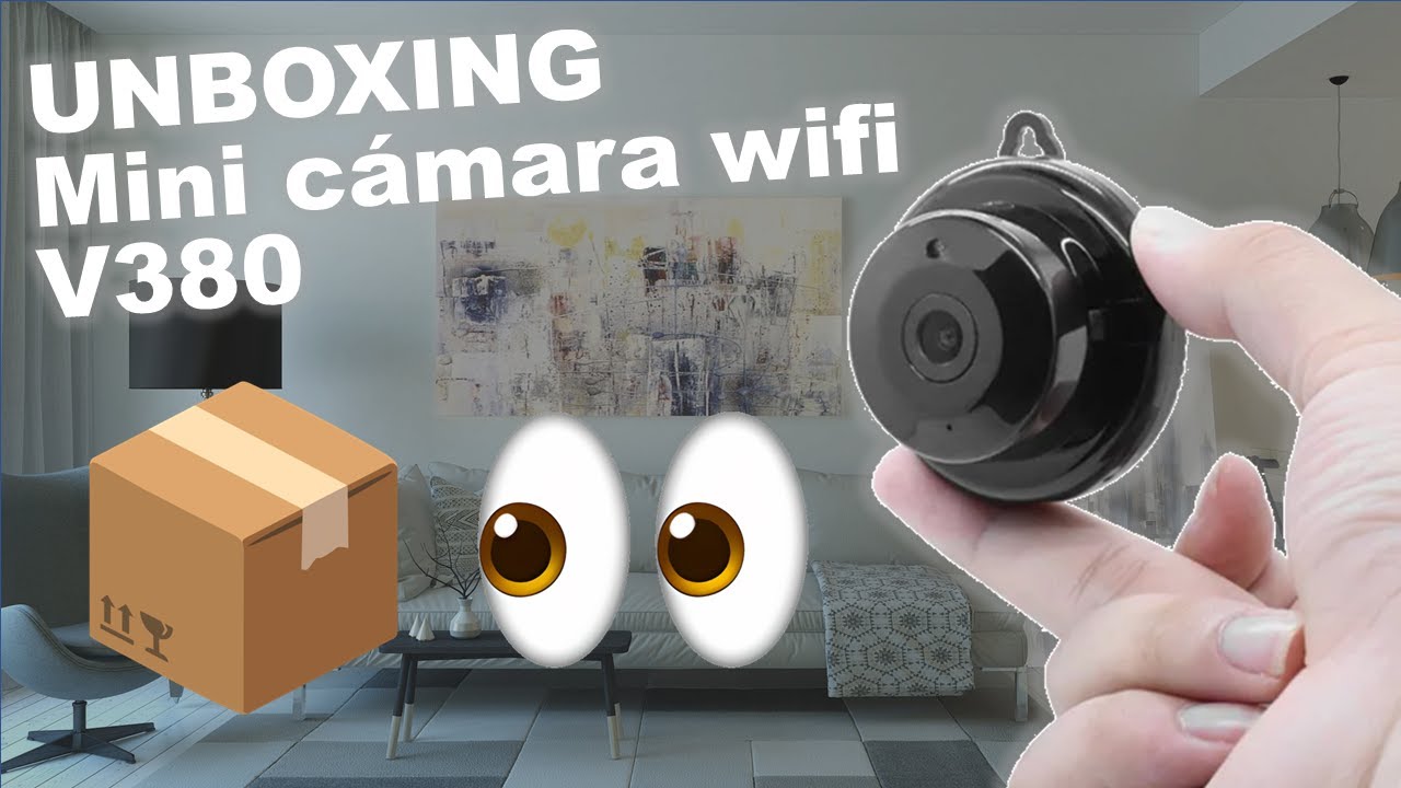 Mini cámara Espía WiFi 1080P HD, V380 Pro