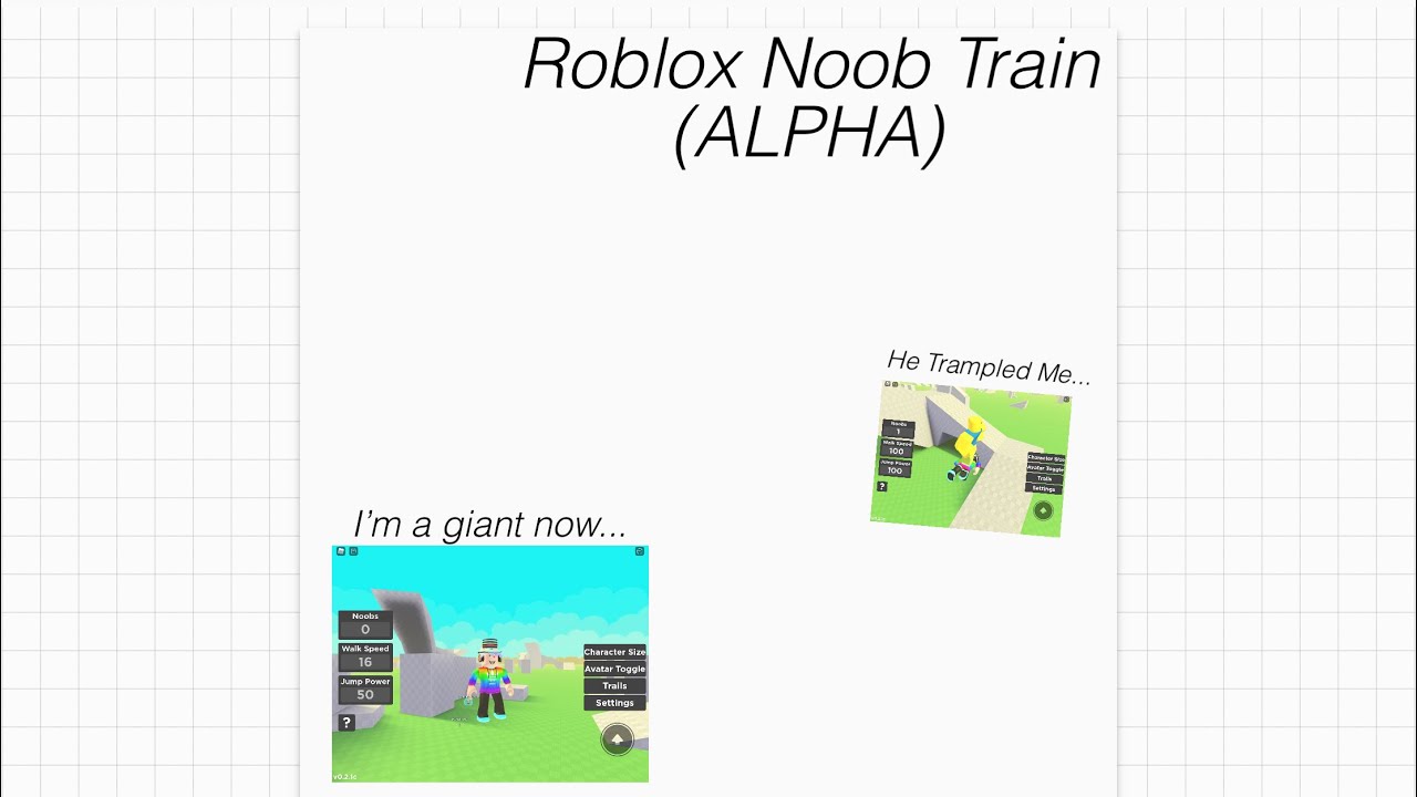 Roblox Noob Train (Alpha) (FT. Condarppetel Gaming) YouTube