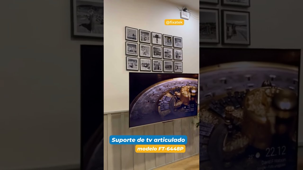 suporte de tv articulado FT 6448P Fixatek TV 55 60 65 lg samsung