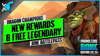 (DC) FREE HEROES & REWARDS | New Battlepass & Login Rewards | June 2021 | Dragon Champions
FREE HEROES & REWARDS. New Battlepass & Login Rewards
Play Dragon Champions PC: https://bstk.me/uxZgKhcMo Promocode: BIONIC
✔️Subscribe http://www.youtube.com/c/BionicGaming... Twitch: https://www.twitch.tv/bge_yt
✔️Click the Bell Icon, Like & Comment!
✔️Patreon: https://patreon.com/BionicGamingEntertainment
0:00 Intro
0:30 Battlepass Overview
1:22 Free Login Rewards
1:59 Expeditions Review
3:39 4X Speed & Instant Battles
5:44 New Legendary Hero
Another great month ahead, amazing to see a company give the players what they asked for !!
#DragonChampions #GameOnPartner
⚡INSTALL LINKS & PROMO CODES⚡
Summoner’s Glory: Eternal Fire PC ► Bluestacks (referral code: afr2b-3409486021009153a4f945fd910cf465)
Summoner’s Glory: Eternal Fire APP: https://play.google.com/store/apps/details?id=com.MitoGames.FireHonorB
Summoner’s Glory: Eternal Fire Promo Code: BGE (use during character creation!)
RAID: Shadow Legends PC: https://bstk.me/mwxusTRQc
RAID: Shadow Legends APP: https://plrm.me/BionickAndroid
https://plrm.me/BionickiOS
Dragon Champions PC: https://bstk.me/uxZgKhcMo
Dragon Champions APP: https://dragonchampions.onelink.me/Jm...
Dragon Champions Promocode: BIONIC …use before level 15 !!!
🚀 SOCIAL MEDIA 🚀
GameOn PC: http://bit.ly/GO-BGE Android: http://bit.ly/GameOnBGE iOS: http://bit.ly/GO-BGE-iOS
Discord: https://discord.gg/T34xTWR
Twitter: https://twitter.com/Bionic_BGE
Facebook: https://www.facebook.com/BGE.YT/
Instagram: https://www.instagram.com/bionic.gami...
Business Inquiries: BGE@BionicStrategiesInc.com
👉 Purchase on AMAZON through these links to support the channel!
►►US: https://amzn.to/2EOt6AX
►►CA: https://amzn.to/36VZYky (DC) FREE HEROES & REWARDS | New Battlepass & Login Rewards | June 2021 | Dragon Champions