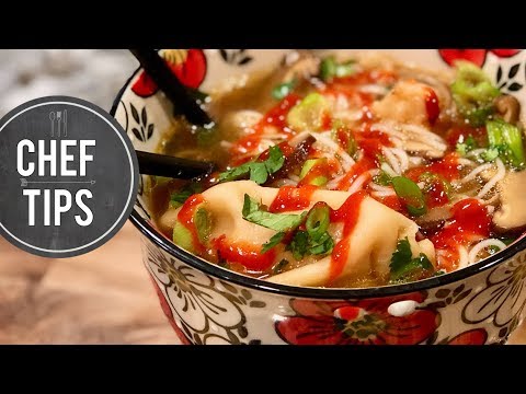 Potsticker Soup with Noodles