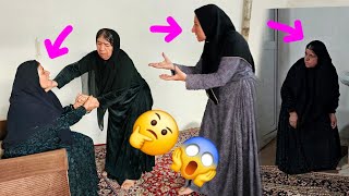 Masoumeh's aggression toward Maryam: Gohar's anger at seeing Masoumeh in her home.