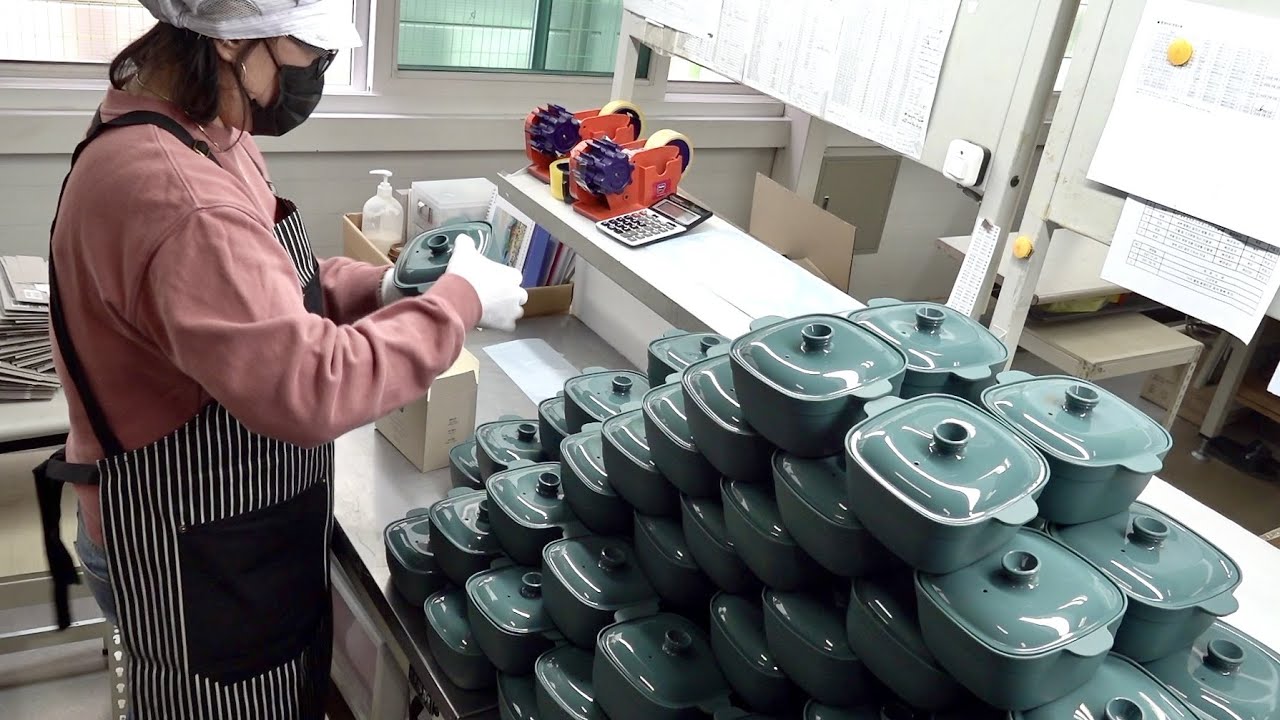 Amazing Process of Making Kitchenware with Silicone. Korea Cookware