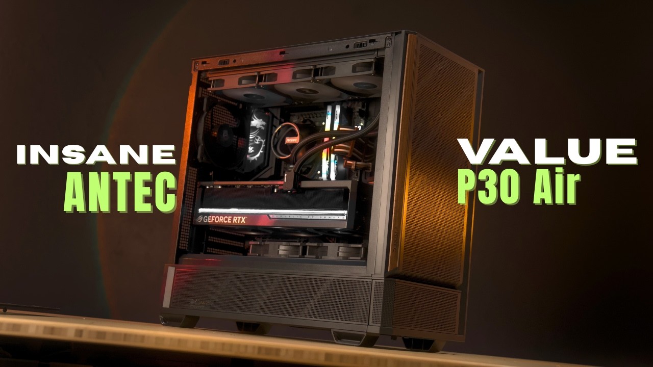 Minimal. Airflow. Value. | Antec P30 AIR PC Case Review - YouTube