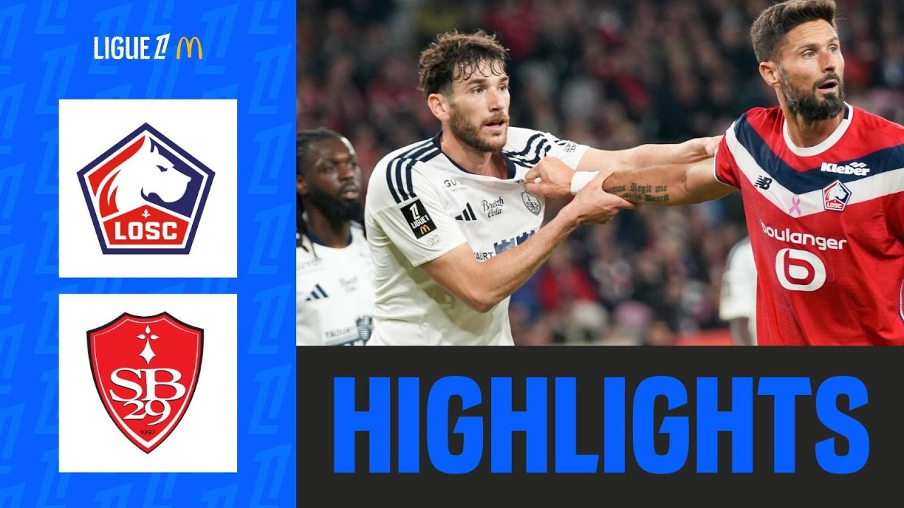 [리그 1] LOSC 릴 1 : 1 스타드 브레스투아 29 경기 결과·하이라이트