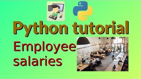 Employee salaries system - Python project for beginners (23)