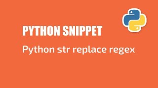 Python str replace regex