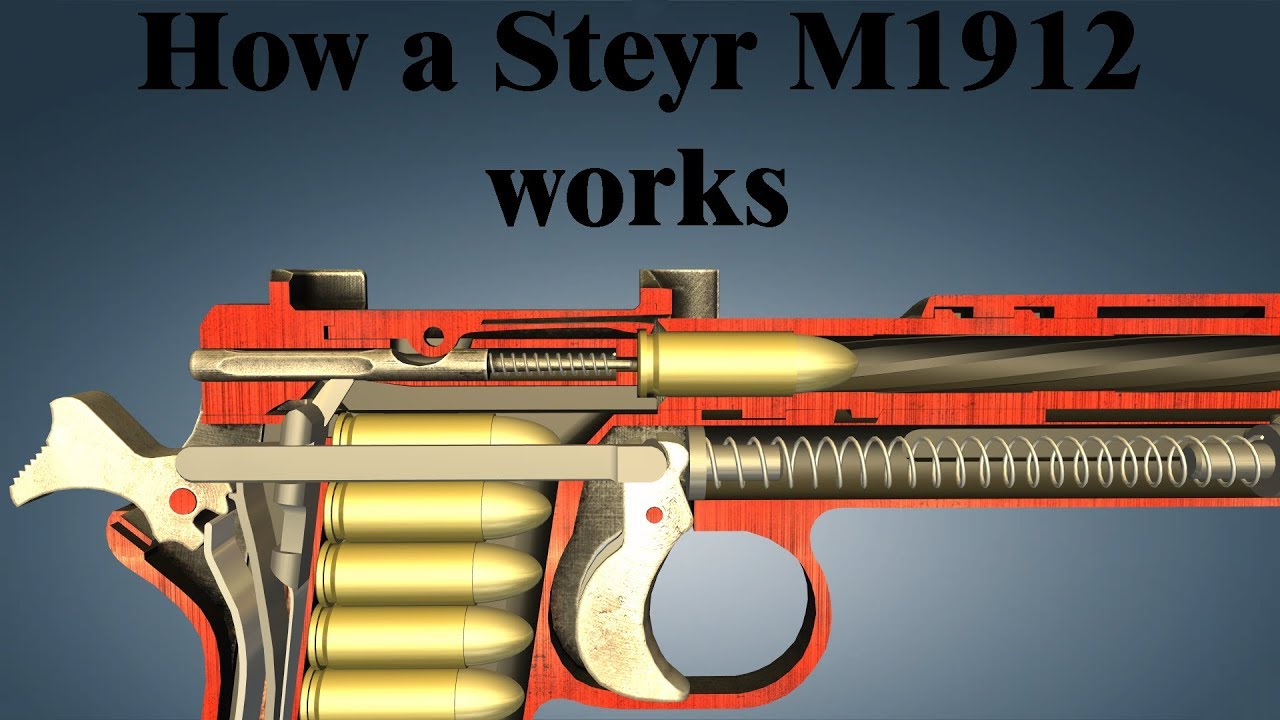 How a Steyr M1912 works