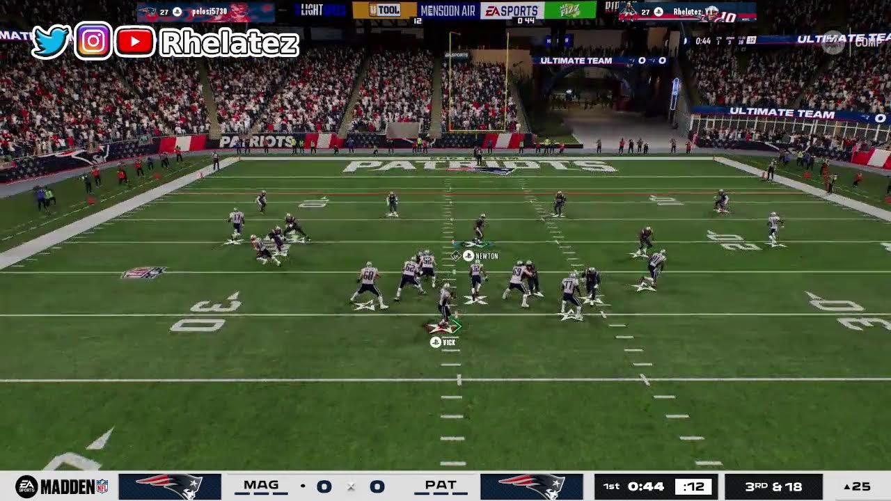 MADDEN 26 PATS THEME TEAM RUNS!!!