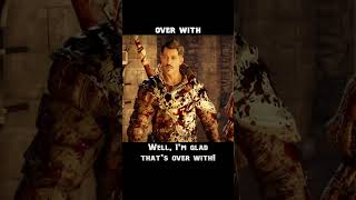 over with — Dragon age : Inquisition dialogue scene